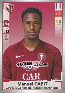 Cromo Manuel Cabit - FOOT 2019-2020 n. 215 - Panini