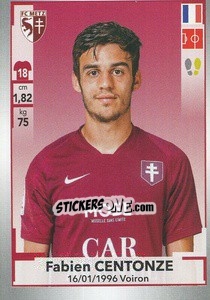 Cromo Fabien Centonze - FOOT 2019-2020 - Panini