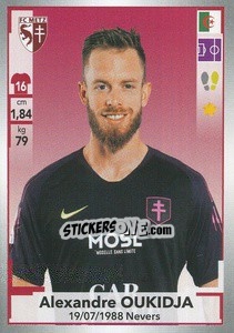 Sticker Alexandre Oukidja - FOOT 2019-2020 n. 222 - Panini
