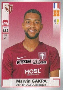 Cromo Marvin Gakpa - FOOT 2019-2020 - Panini