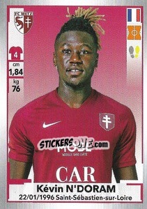 Sticker Kévin N'Doram - FOOT 2019-2020 n. 228 - Panini