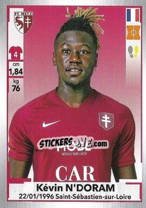 Cromo Kévin N'Doram - FOOT 2019-2020 - Panini