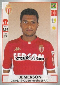 Sticker Jemerson - FOOT 2019-2020 n. 243 - Panini