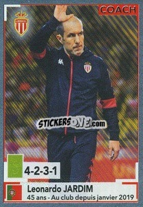 Sticker Leonardo Jardim - FOOT 2019-2020 - Panini