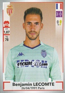Sticker Benjamin Lecomte - FOOT 2019-2020 n. 247 - Panini