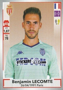 Sticker Benjamin Lecomte - FOOT 2019-2020 - Panini