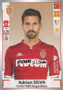 Figurina Adrien Silva - FOOT 2019-2020 - Panini