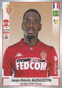 Sticker Jean-Kévin Augustin - FOOT 2019-2020 n. 255 - Panini