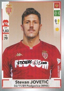 Sticker Stevan Jovetic - FOOT 2019-2020 n. 258 - Panini