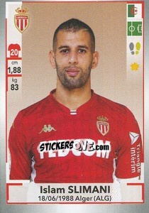 Sticker Islam Slimani - FOOT 2019-2020 n. 259 - Panini