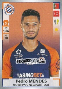 Cromo Pedro Mendes - FOOT 2019-2020 - Panini