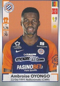 Sticker Ambroise Oyongo - FOOT 2019-2020 n. 267 - Panini