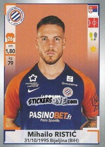 Sticker Mihailo Ristic - FOOT 2019-2020 n. 268 - Panini
