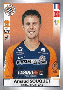 Sticker Arnaud Souquet - FOOT 2019-2020 n. 269 - Panini