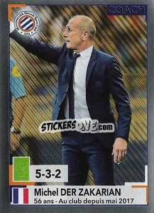 Sticker Michel Der Zakarian - FOOT 2019-2020 - Panini