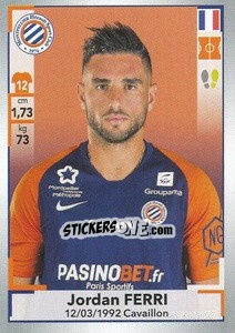 Sticker Jordan Ferri - FOOT 2019-2020 n. 275 - Panini
