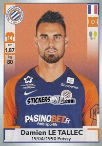 Sticker Damien Le Tallec - FOOT 2019-2020 n. 277 - Panini