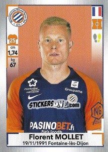 Sticker Florent Mollet - FOOT 2019-2020 n. 278 - Panini