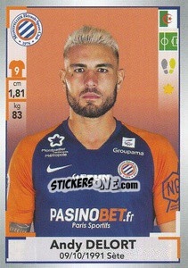 Sticker Andy Delort - FOOT 2019-2020 n. 282 - Panini