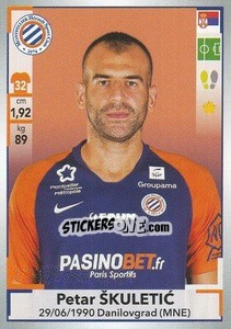 Sticker Petar Škuletic - FOOT 2019-2020 - Panini