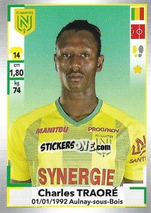 Sticker Charles Traoré - FOOT 2019-2020 n. 293 - Panini