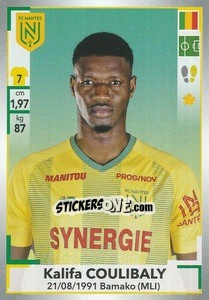 Sticker Kalifa Coulibaly - FOOT 2019-2020 n. 307 - Panini