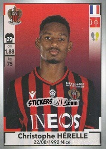 Sticker Christophe Hérelle - FOOT 2019-2020 n. 316 - Panini