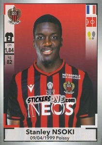 Sticker Stanley Nsoki - FOOT 2019-2020 - Panini