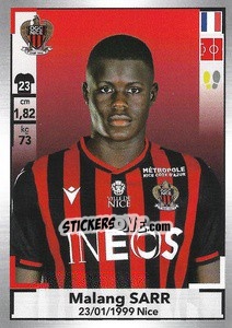 Sticker Malang Sarr - FOOT 2019-2020 n. 318 - Panini