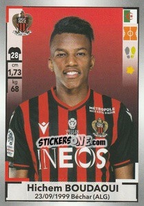 Sticker Hichem Boudaoui - FOOT 2019-2020 - Panini