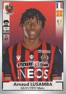 Sticker Arnaud Lusamba - FOOT 2019-2020 n. 326 - Panini