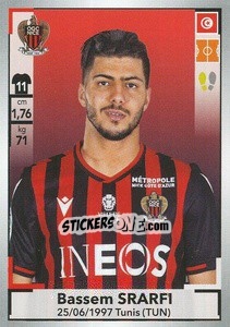 Sticker Bassem Srarfi - FOOT 2019-2020 n. 328 - Panini