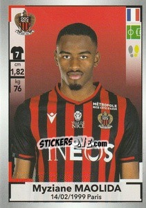 Sticker Myziane Maolida - FOOT 2019-2020 n. 333 - Panini