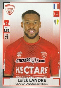 Sticker Loïck Landre - FOOT 2019-2020 n. 340 - Panini