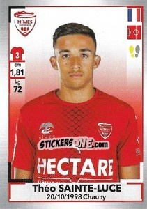 Sticker Theo Sainte-Luce - FOOT 2019-2020 n. 344 - Panini