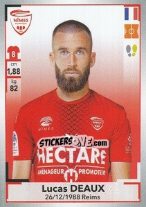 Sticker Lucas Deaux - FOOT 2019-2020 n. 348 - Panini