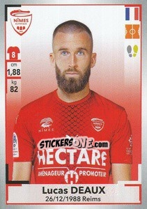 Figurina Lucas Deaux - FOOT 2019-2020 - Panini