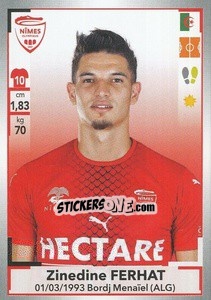 Sticker Zinedine Ferhat - FOOT 2019-2020 n. 350 - Panini