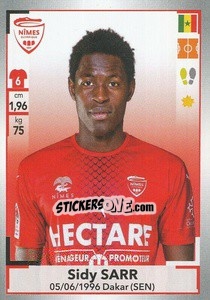 Sticker Sidy Sarr - FOOT 2019-2020 n. 352 - Panini