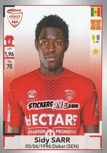 Sticker Sidy Sarr - FOOT 2019-2020 - Panini