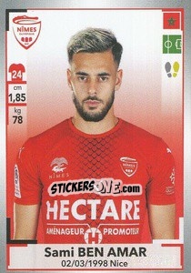 Sticker Sami Ben Amar - FOOT 2019-2020 - Panini