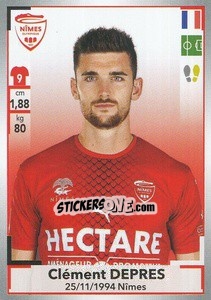 Sticker Clément Depres - FOOT 2019-2020 n. 357 - Panini