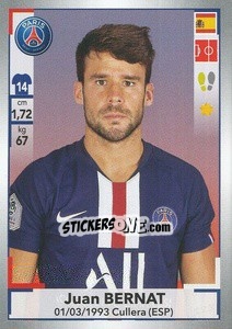 Sticker Juan Bernat - FOOT 2019-2020 n. 364 - Panini
