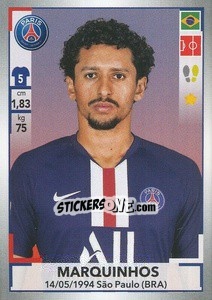 Sticker Marquinhos - FOOT 2019-2020 n. 368 - Panini