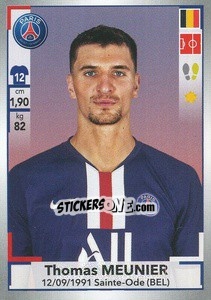 Figurina Thomas Meunier - FOOT 2019-2020 - Panini