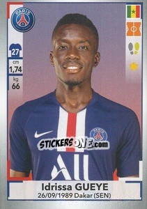 Sticker Idrissa Gueye - FOOT 2019-2020 n. 373 - Panini