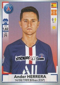 Sticker Ander Herrera - FOOT 2019-2020 n. 376 - Panini