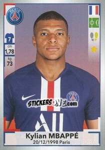 Sticker Kylian Mbappé - FOOT 2019-2020 n. 383 - Panini