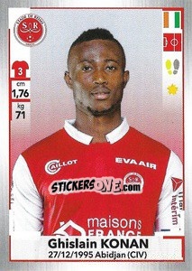 Sticker Ghislain Konan - FOOT 2019-2020 n. 393 - Panini