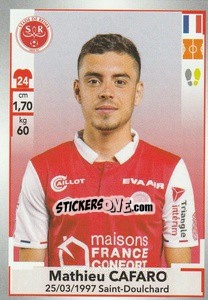 Sticker Mathieu Cafaro - FOOT 2019-2020 n. 398 - Panini